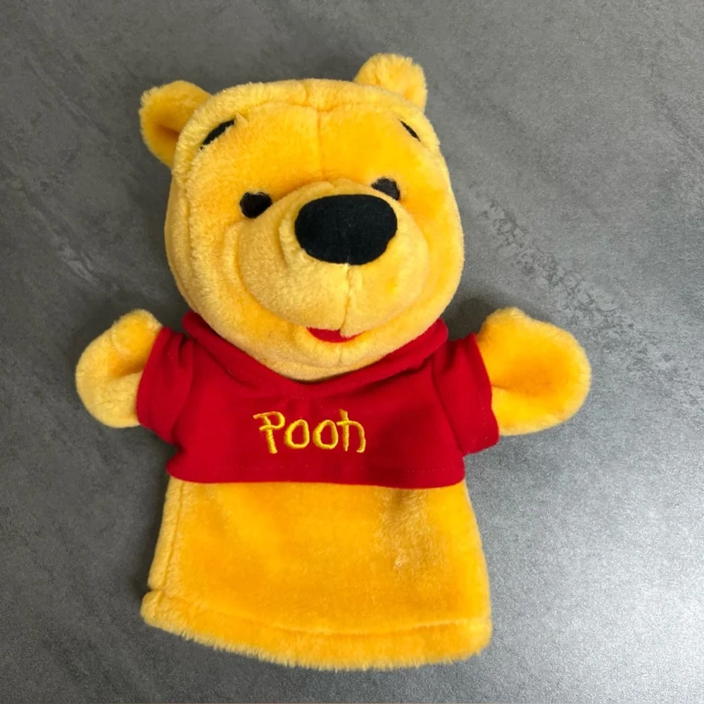 VTG Winnie the Pooh 9” Mattel‎ Arcotoys Plush Toy Hand Puppet